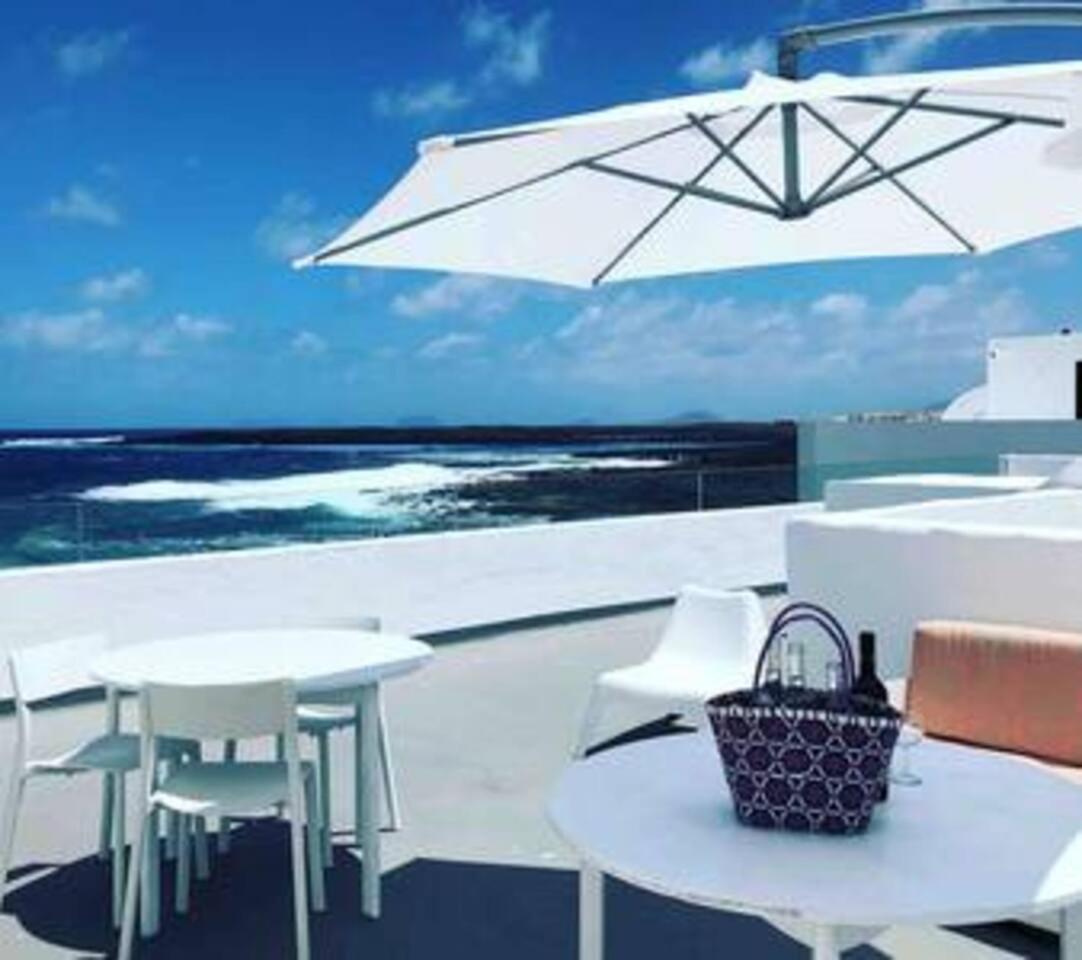Casa Anclada En La Santa- 4 Apartamentos Frente Al Mar- 1ª Linea Solarium Barbacoa Δωμάτιο φωτογραφία